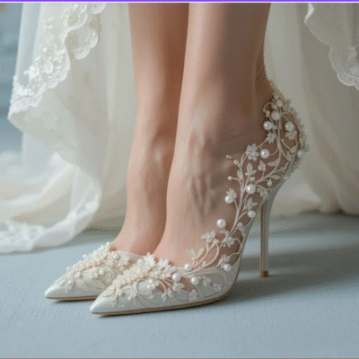 Pearl Bloom Stilettos